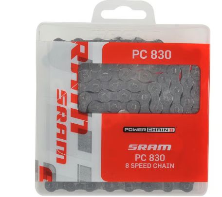 Sram Chain, PC-830, 8-Speed, 114L with Power Link