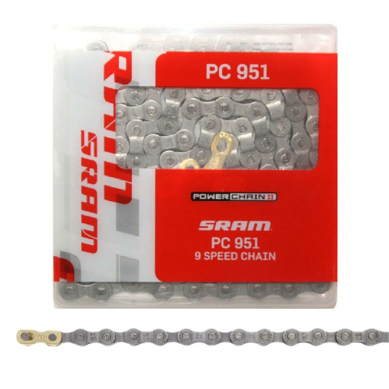 SRAM Chain, PC-951 9speed, 114 Links with Master Link