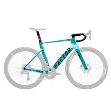 Factor Monza Frameset, Color: Steel Green, Size: 45cm