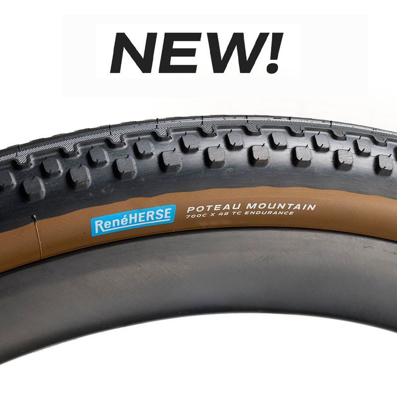 Rene Herse Poteau Mountain TC Tire - Tubeless, Folding, 700 x 48mm