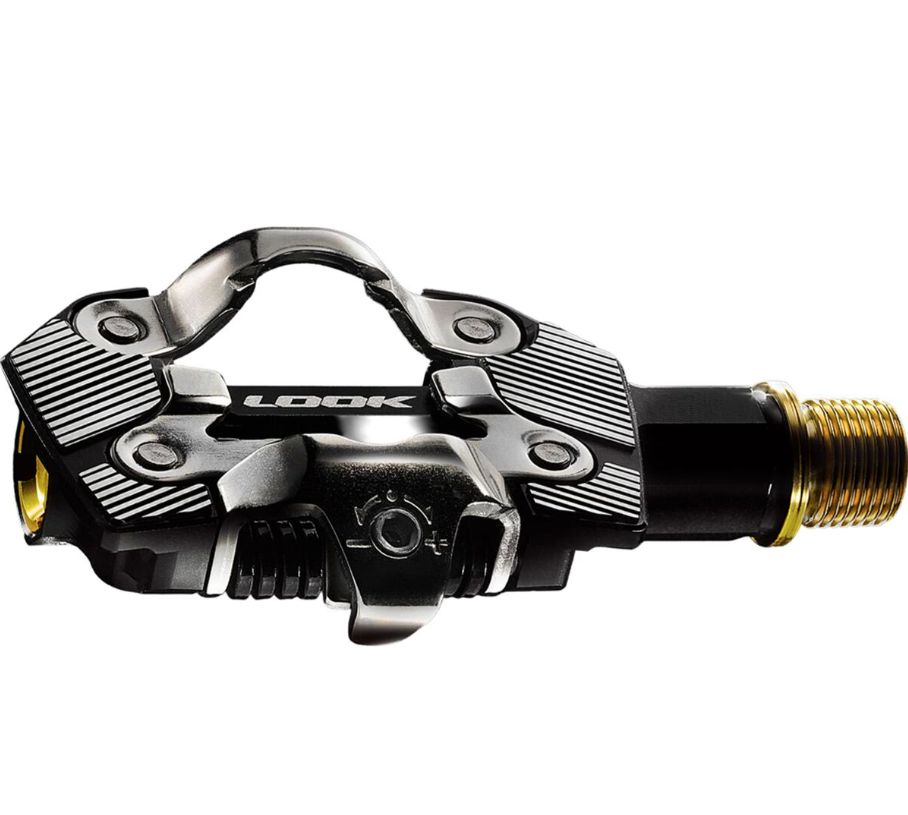 LOOK X-One-G Ti Pedals - Single Sided Clipless, Aluminum, 9/16", Black