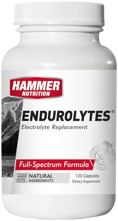 Hammer Nutrition Endurolytes Electrolyte Replacement: Bottle of 120 Capsules
