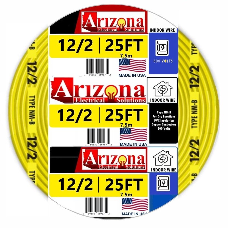 12/2 (25 FEET) ROLL NM-B CABLE