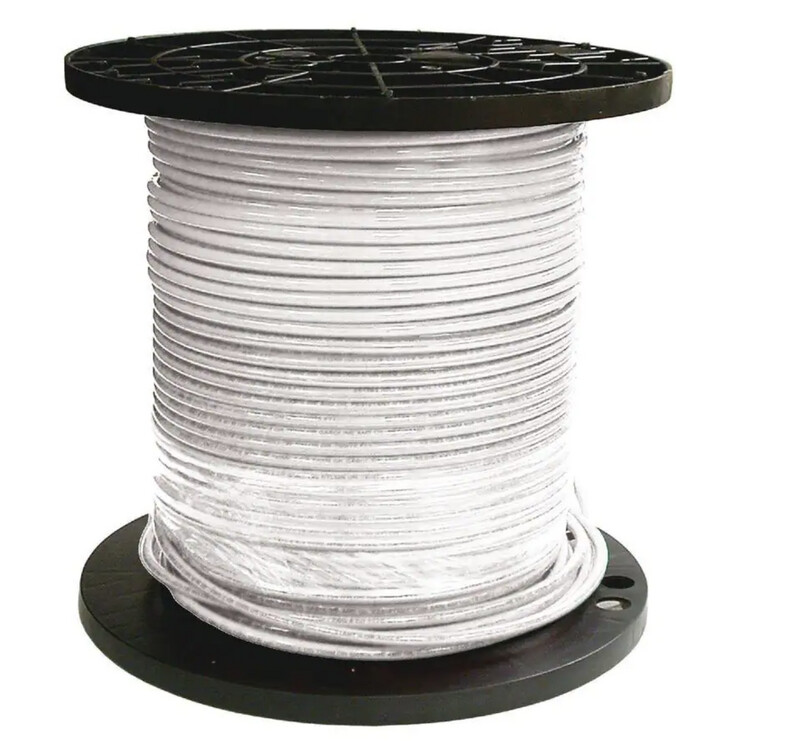 #6 THHN CU STRANDED (500 FT) WHITE