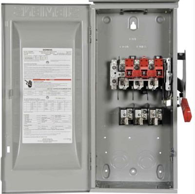 3 PHASE 240V 4W HEAVEY DUTY FUSED TYPE 3