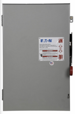 SINGLE PHASE 240V 3W 2 POLE GENERAL DUTY FUSED TYPE NEMA 3R
