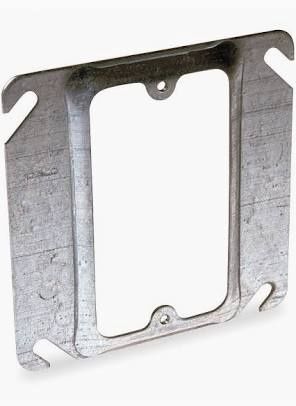 4&quot; SINGLE GANG DEVICE COVER 1/2&quot; RAISE
