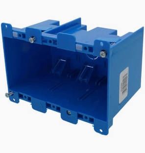 3-GANG OLD WORK STANDARD PVC DEVICE BOX