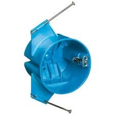 PVC CEILING BOX W/GROUND LUG