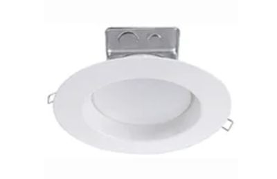 ProLED Commercial Retrofit Downlight 6in 15W 4000K 120-277V Dimmable Baffle Trim Junction Box
