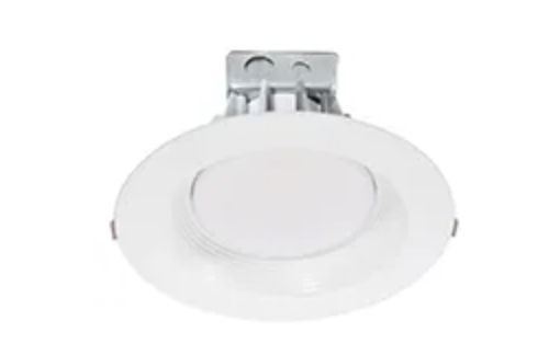 ProLED Commercial Retrofit Downlight 8in 30W 3000K 120-277V Dimmable Baffle Trim Junction Box