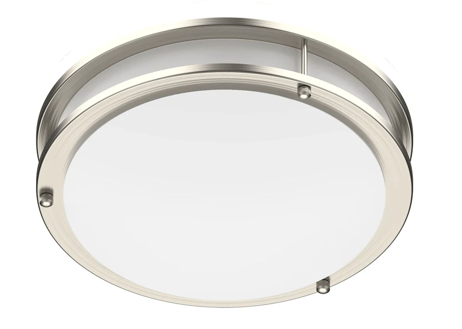 ProLED Select Flush Mount Ceiling Fixture Double Ring 14&quot; 20W Color Selectable 120V Dimmable