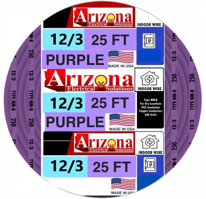 12/3 (25 FT) NM-B CABLE