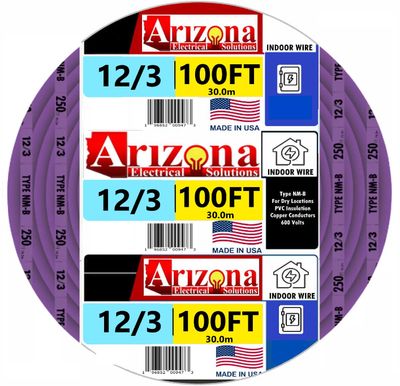 12/3 (100 FT) NM-B CABLE
