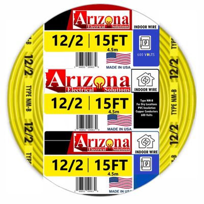 12/2 (15 FEET) NM-B CABLE