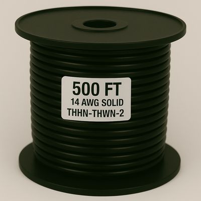#14 THHN CU SOLID 500&#39; ROLL