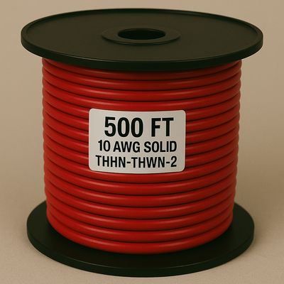 #10 THHN CU SOLID 500&#39; ROLL