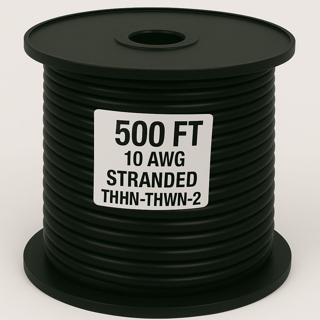 10 AWG-THHN-THWN-2-STR-BLACK-500FT