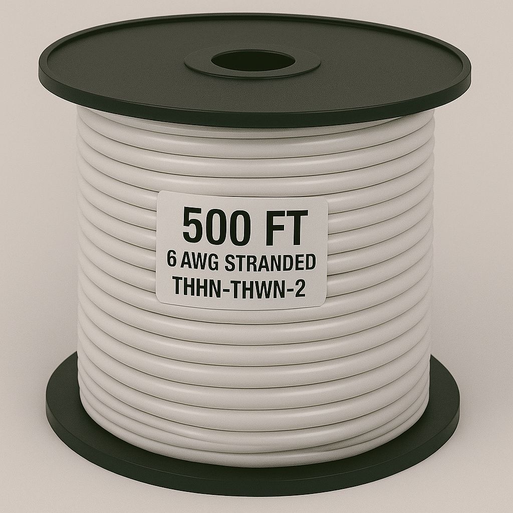 6  AWG-THHN-THWN-2-STR-WHITE-500FT