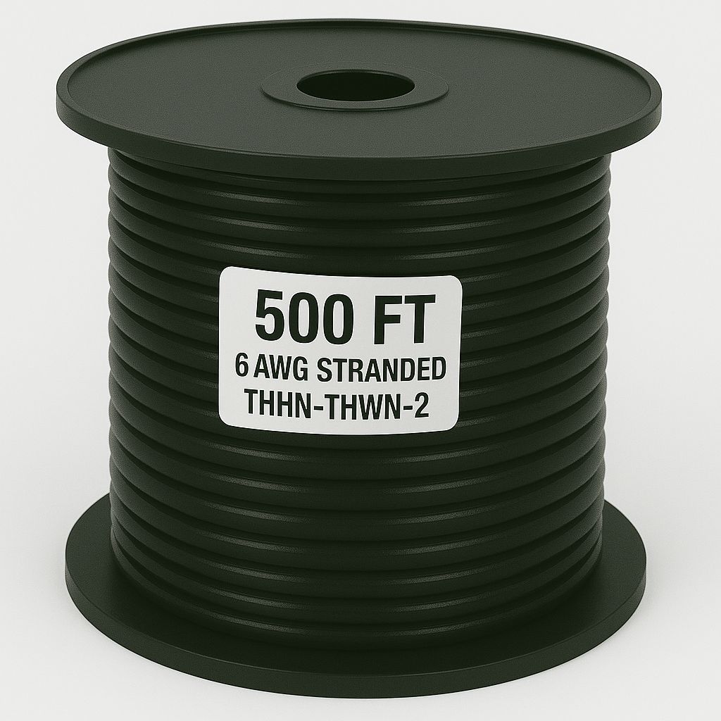 6  AWG-THHN-THWN-2-STR-BLACK-500FT
