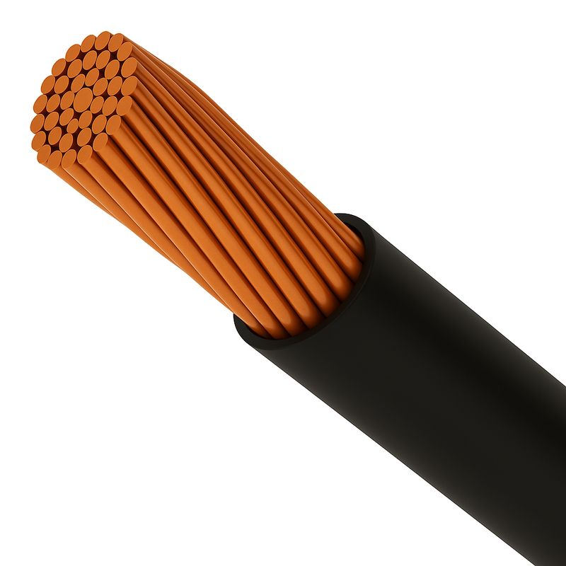 350 MCM-THHN-THWN-2-STR-BLACK-PER-FOOT