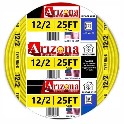 12/2 (25 FEET) ROLL NM-B CABLE