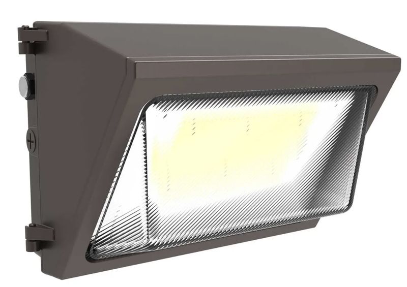 Proled Select Wallpack Field Selectable Wattage (100W 120W 140W) and Color (3000K 4000K 5000K), 120-347V Bronze with Photocell