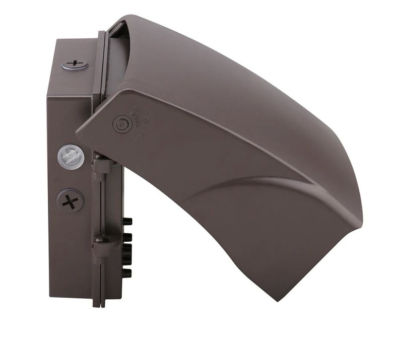 Adjustable Wallpack, 15W Watts, Color Selectable 3000K-4000K-5000K, 120-277VAC, Photocell-Enable/Disable