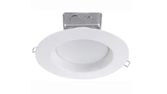 ProLED Commercial Retrofit Downlight 6in 15W 3000K 120-277V Dimmable Baffle Trim Junction Box