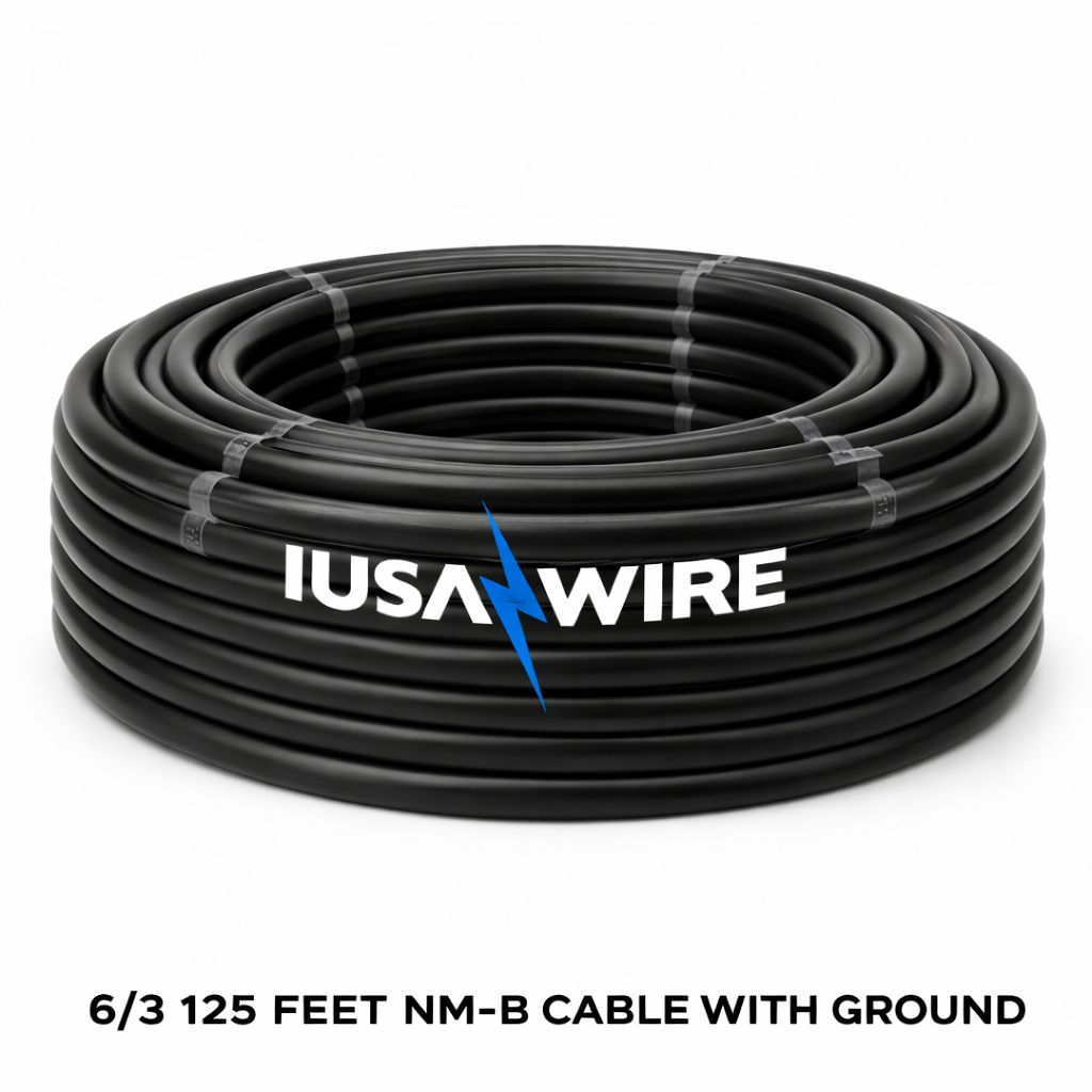 6/3  125 FEET NM-B CABLE WITH GROUND