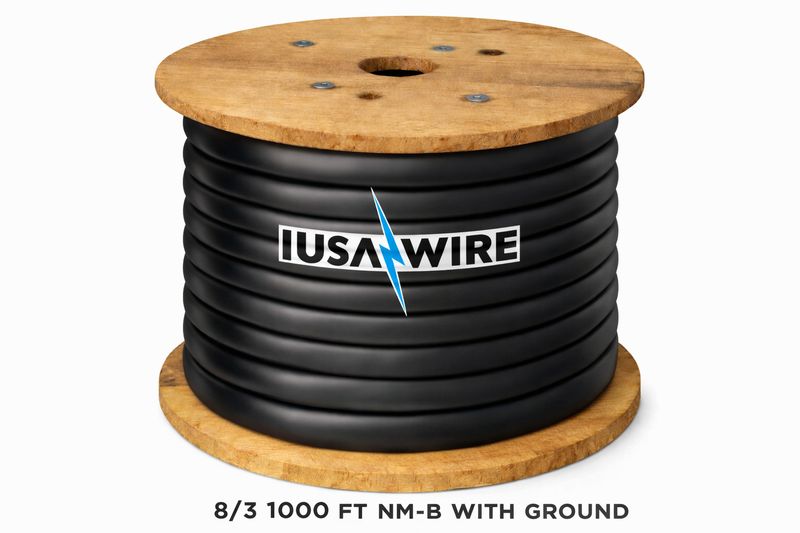 8/3  1000 FEET NM-B CABLE WITH GROUND