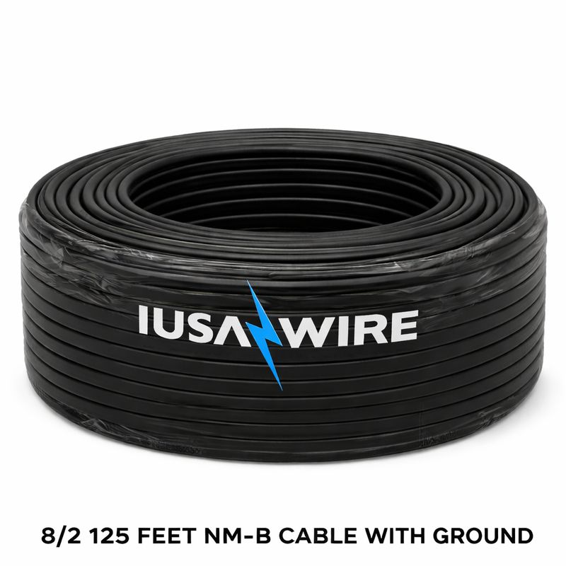 8/2  125 FEET NM-B CABLE WITH GROUND