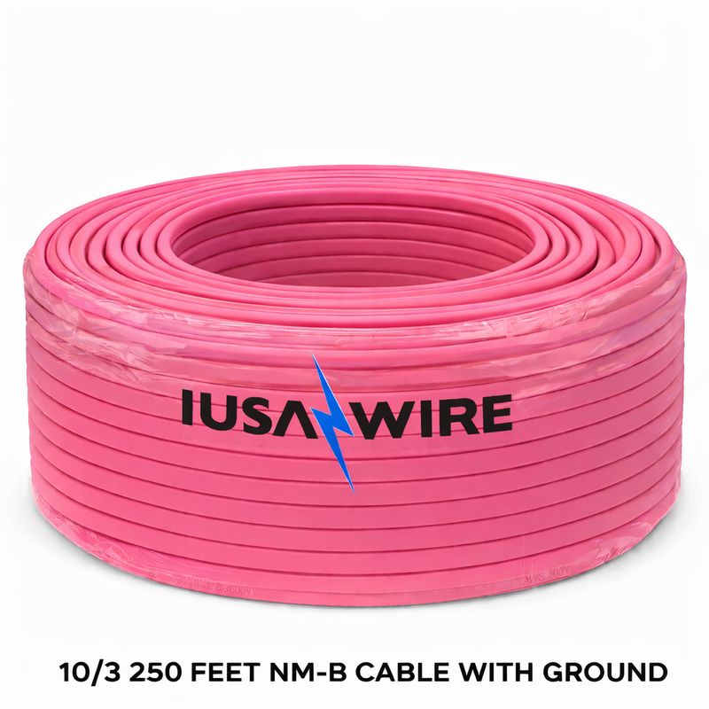 10/3  250 FEET NM-B CABLE WITH GROUND