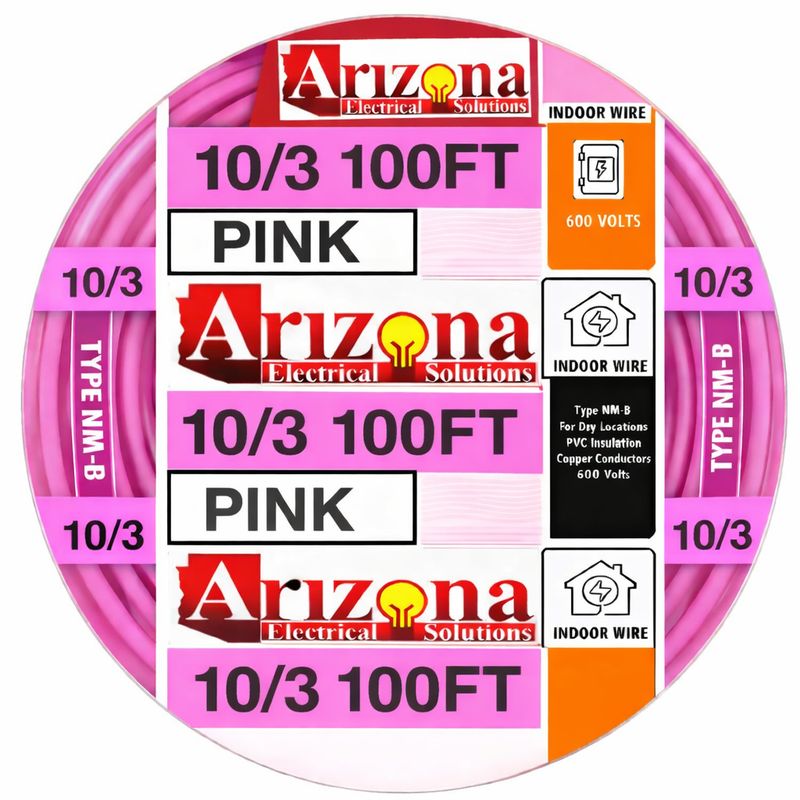 10/3 100 FT NM-B CABLE WITH GROUND