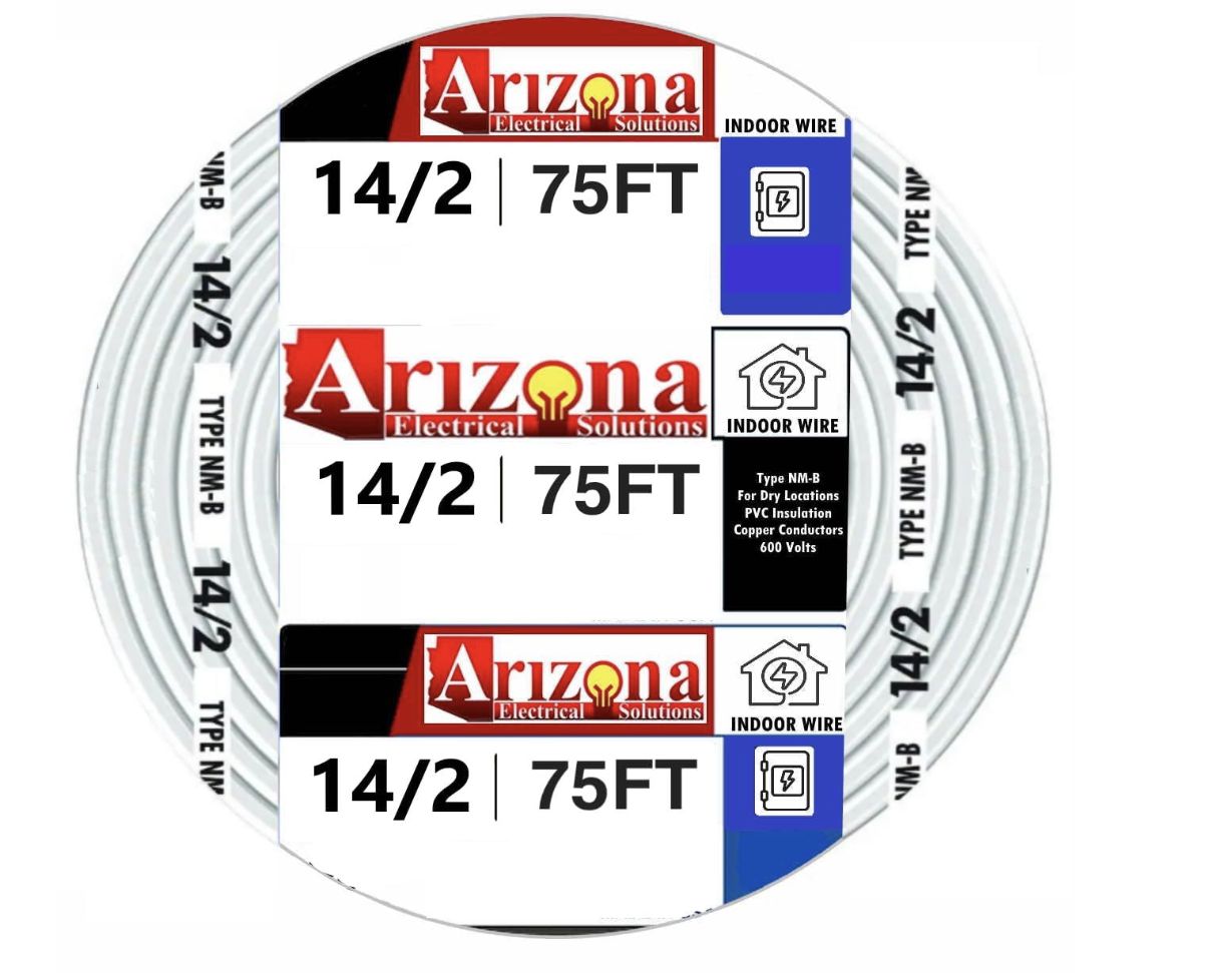 14/2 75 FT NM-B CABLE WITH GROUND