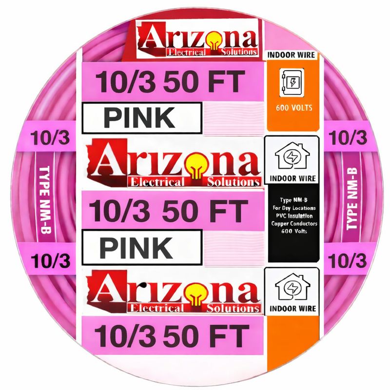 10/3 50 FT NM-B CABLE WITH GROUND