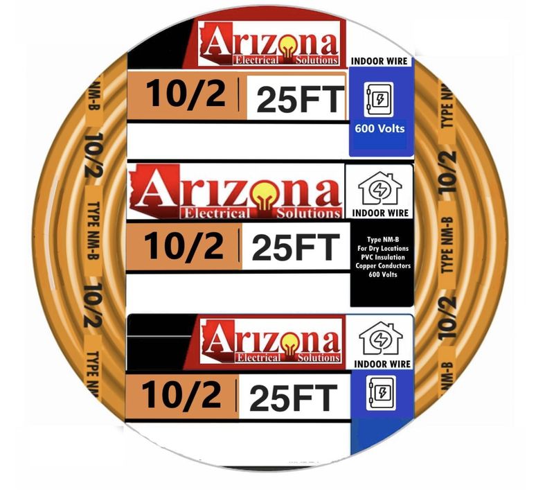 10/2 25 FT NM-B CABLE WITH GROUND