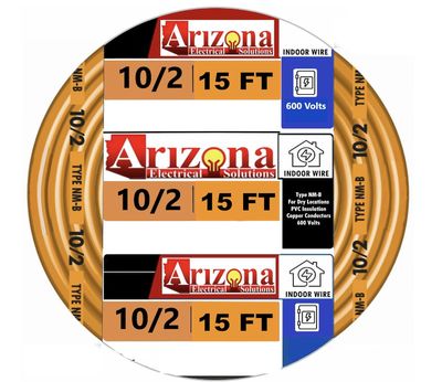 10/2 15 FT NM-B CABLE WITH GROUND