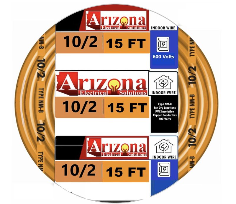 10/2 15 FT NM-B CABLE WITH GROUND