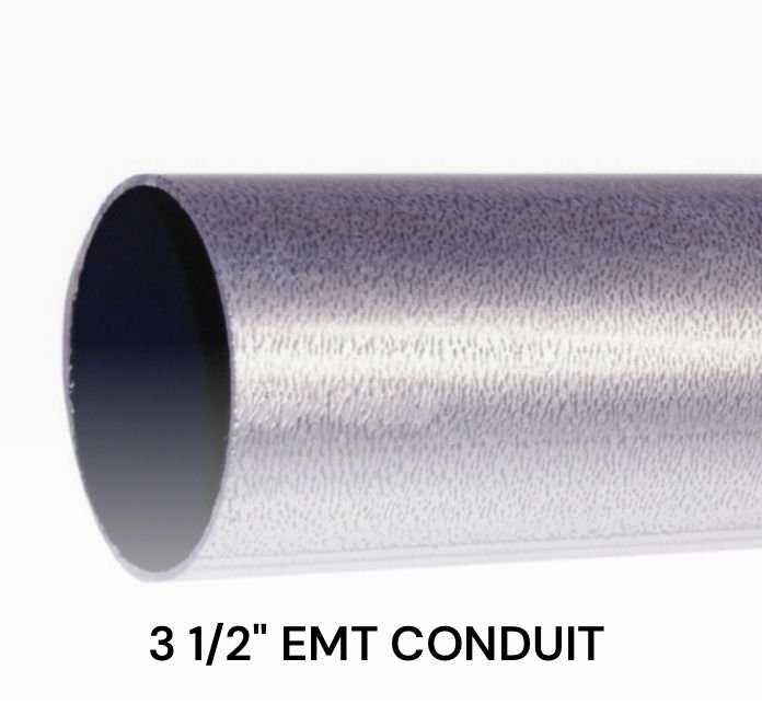 EMT Steel Conduit 3-1/2" - 10ft Stick