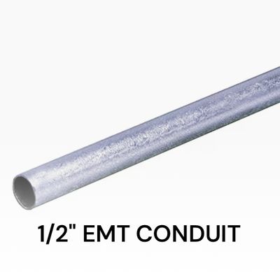 EMT Steel Conduit 1/2" - 10ft Stick