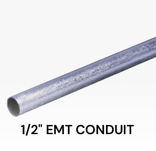 EMT Steel Conduit 1/2" - 10ft Stick