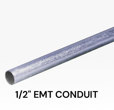 EMT Steel Conduit 1/2" - 10ft Stick
