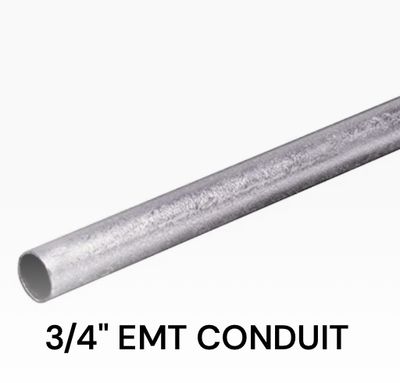 EMT Steel Conduit 3/4" - 10ft Stick