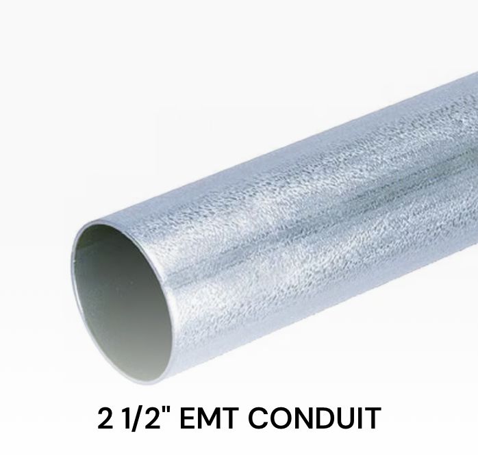 EMT Steel Conduit 2-1/2" - 10ft Stick