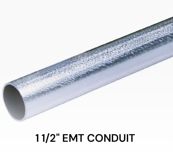 EMT Steel Conduit 1-1/2" - 10ft Stick