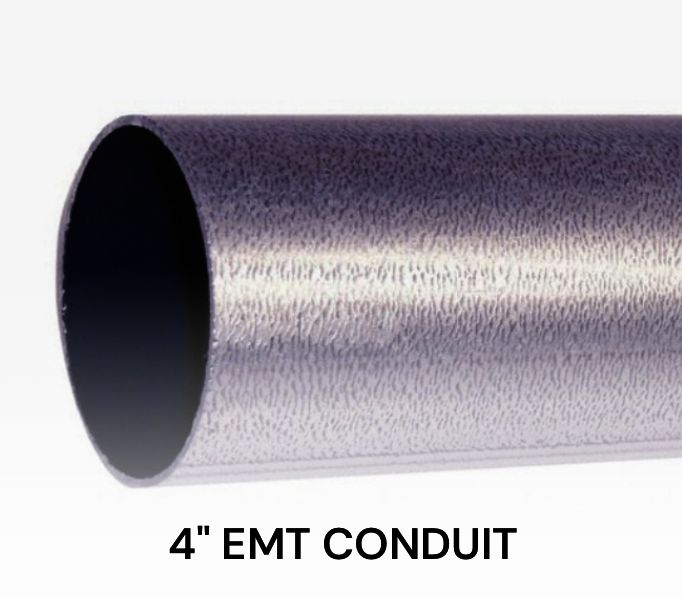 EMT Steel Conduit 4" - 10ft Stick