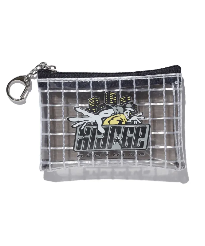 XLARGE GRAFFITI COIN PURSE GREY