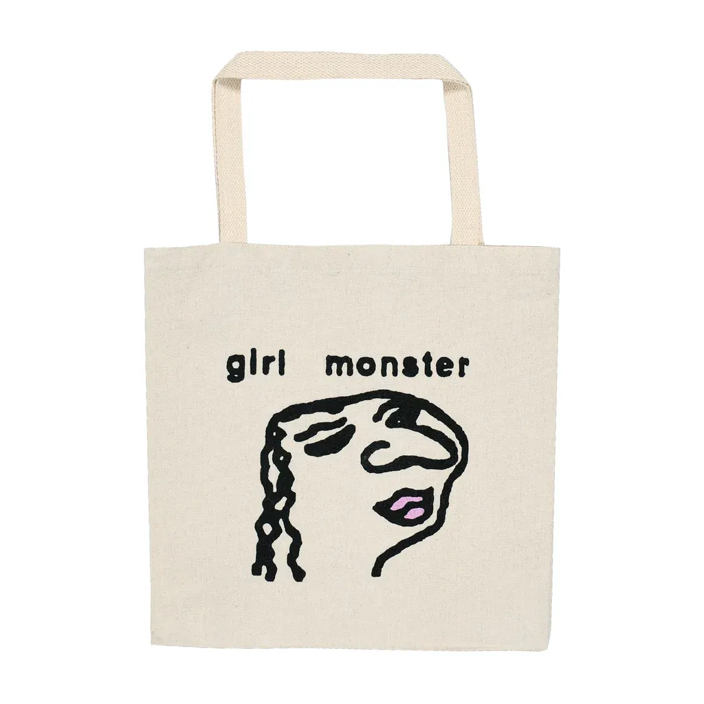 QUASI Girl Monster Tote Bag Natural O/S