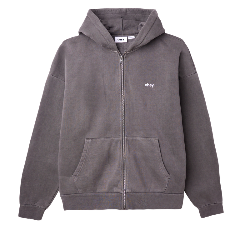 Lowercase Pigment Zip Hood